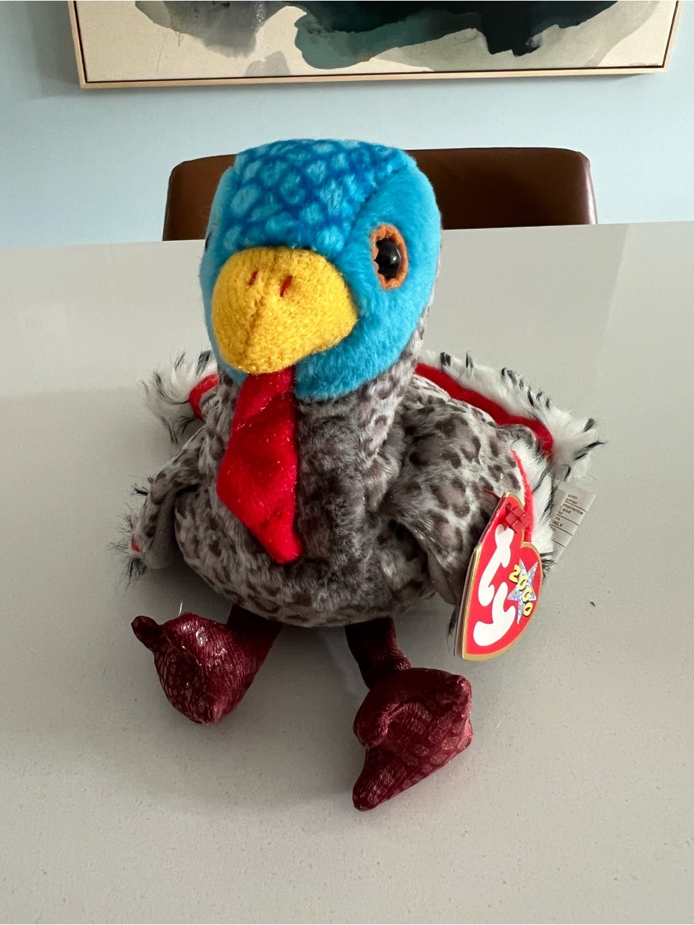 Ty Beanie Baby Plush Turkey - “Lurkey”